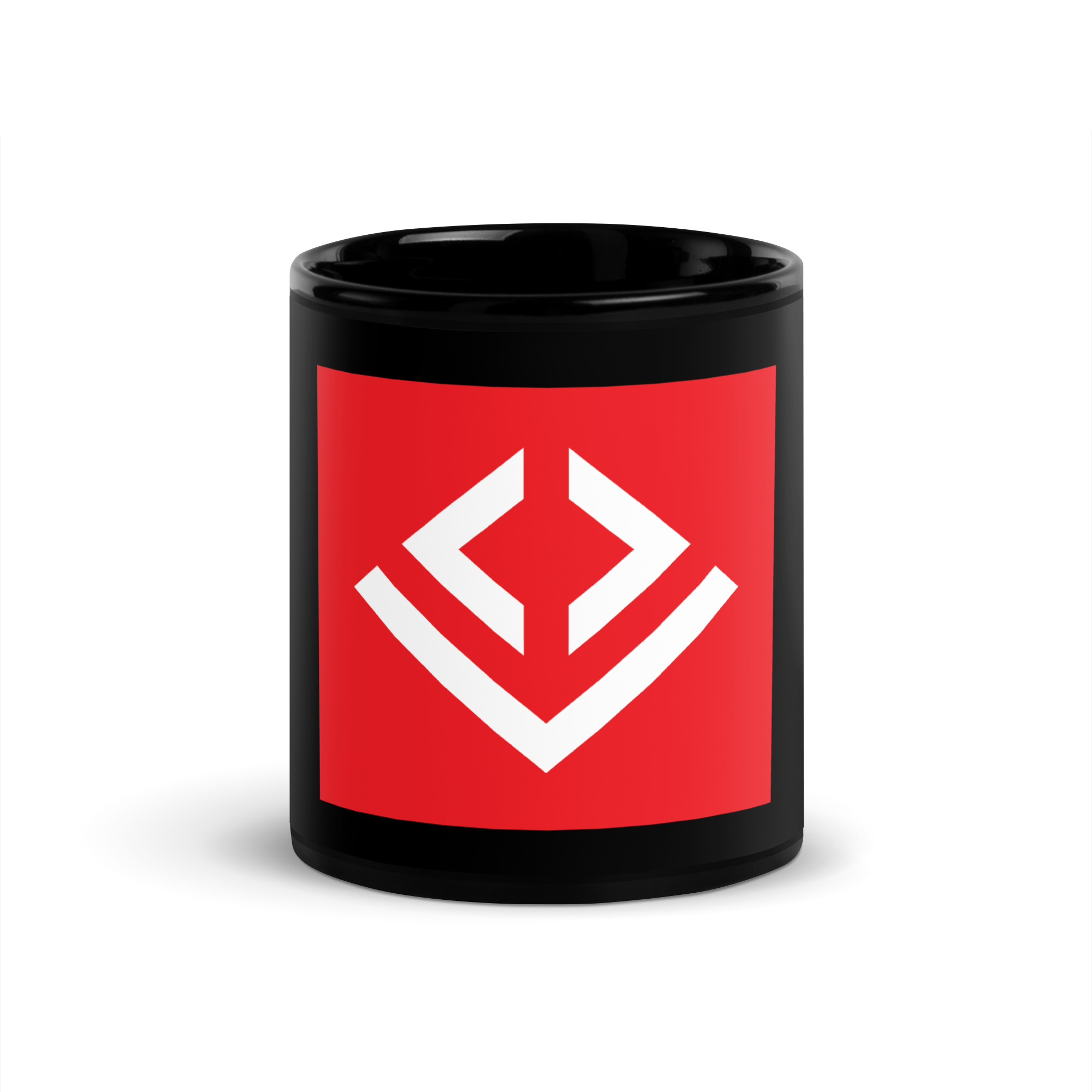 Favicon Black Glossy Mug - Image 3