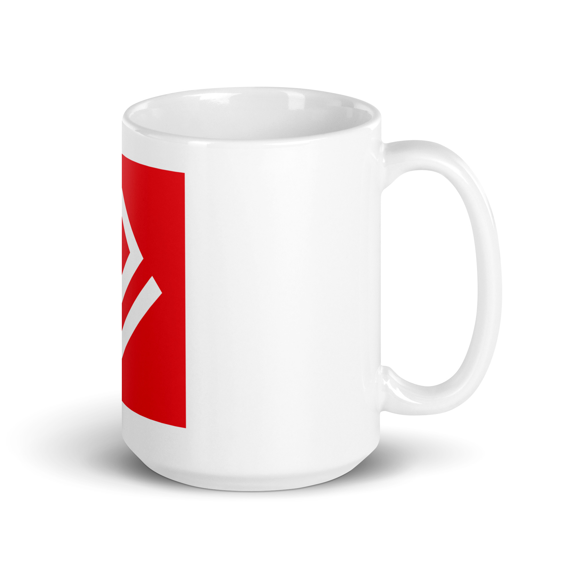 Favicon White Glossy Mug